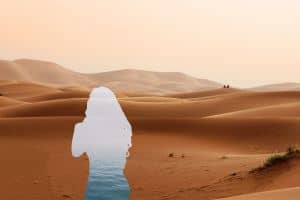Daria vor der Wüste